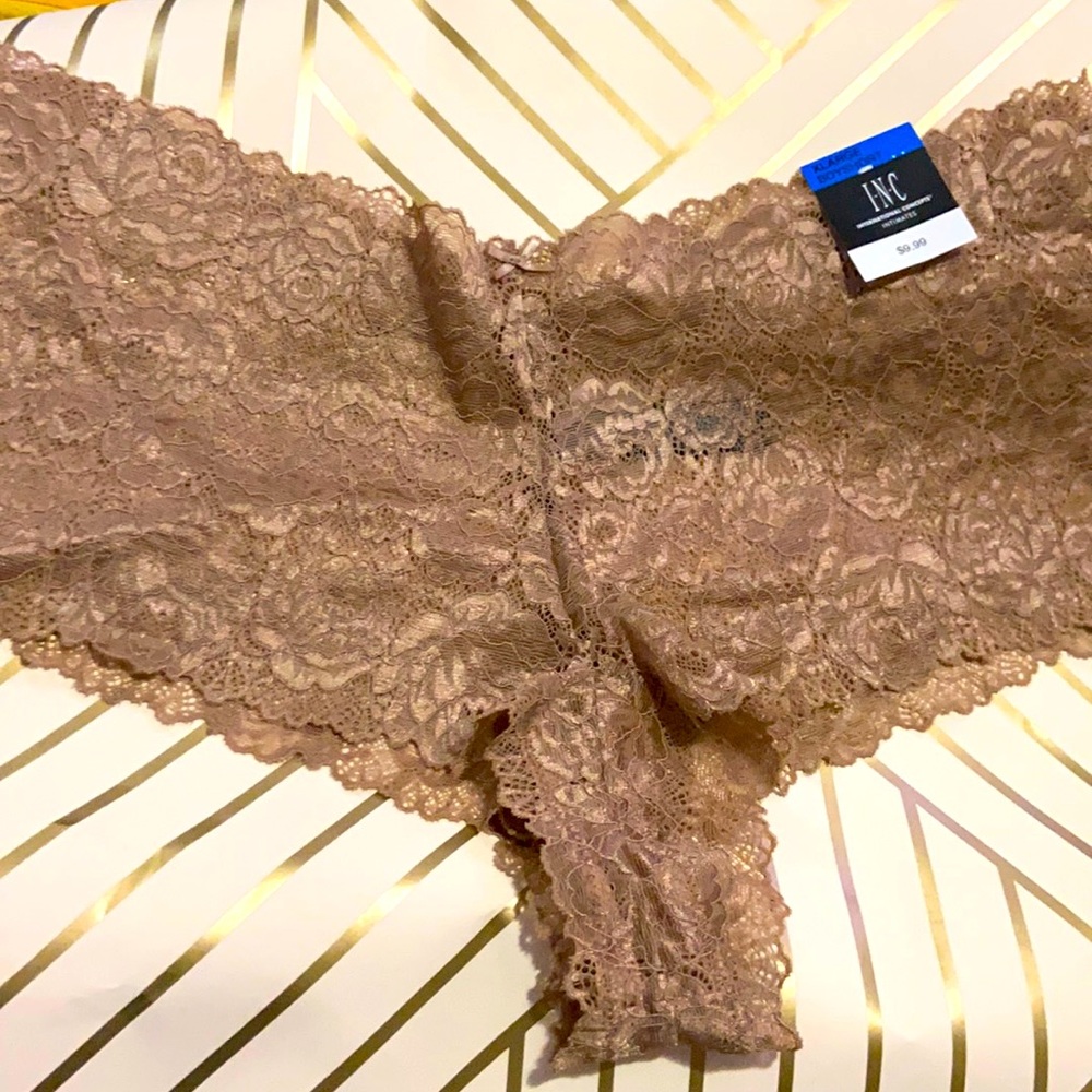 INC International Concepts Lace Boyshort Panty - Picture 2 of 2